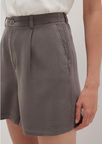Tencel TM Liyosel Gri Şort 1410195-70133