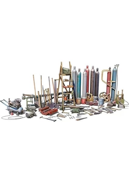Mini Art 49013 Alet Kiti Ölçekli 1:48 - Gerçek Reprodüksiyon Orijinal, Modelleme, Plastik Kiti, El