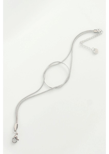 316L Çelik Gümüş Renk Düğüm Model Bileklik fiyatları