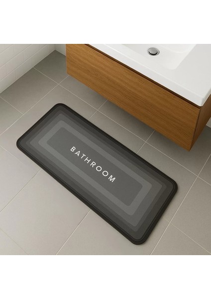 Buffer® Sihirli Süper Su Emici Kaymaz Tabanlı Uzun Paspas 40*120 cm