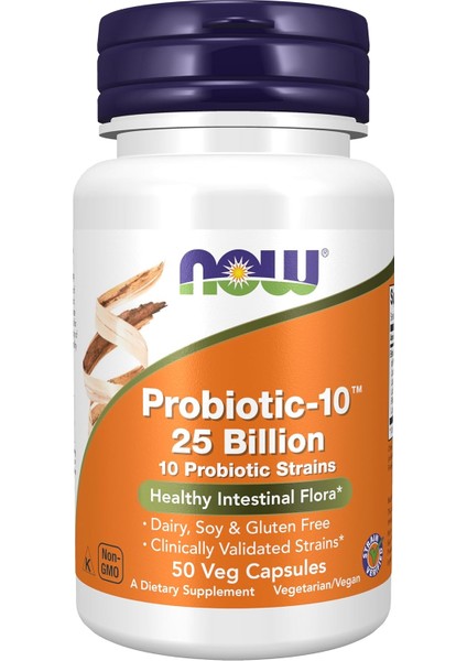 Foods Probiotic(Prebiyotik) 10 25 Billion With 10 Probiotic Healthy Intestinal Flora 50 Veg