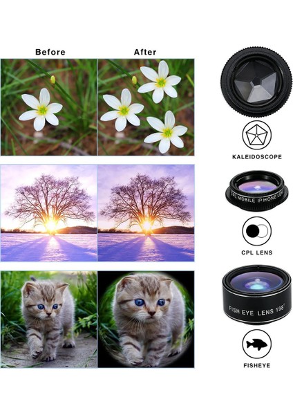 Telefon Kamera 6lı Set Lens Kiti (4767) - VSR8172-4299 fiyatları