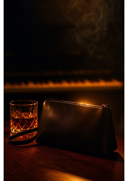 Siyah Deri Makyaj Çantası Kozmetik Seyahat Valizi Çanta Organizeri Orta Boy Düzenleyici fırsatları