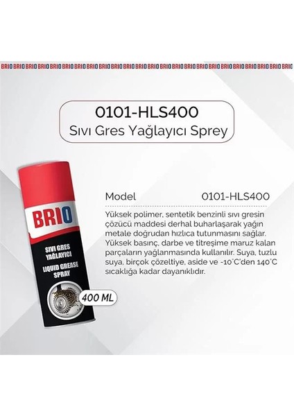 Sıvı Gres Yağı Sprey 400 ml fiyatları