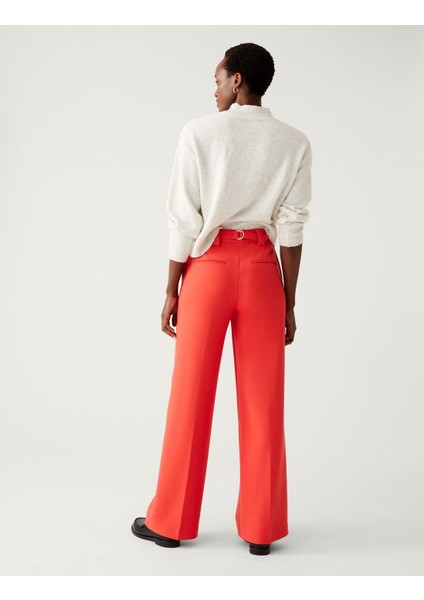 Yüksek Bel Wide Leg Pantolon fırsatları
