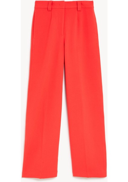 Yüksek Bel Wide Leg Pantolon