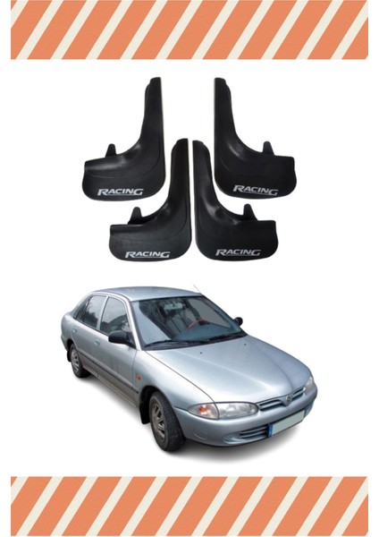 Proton 415 Racing Yazılı 4'lü Tozluk Çamurluk Paçalık