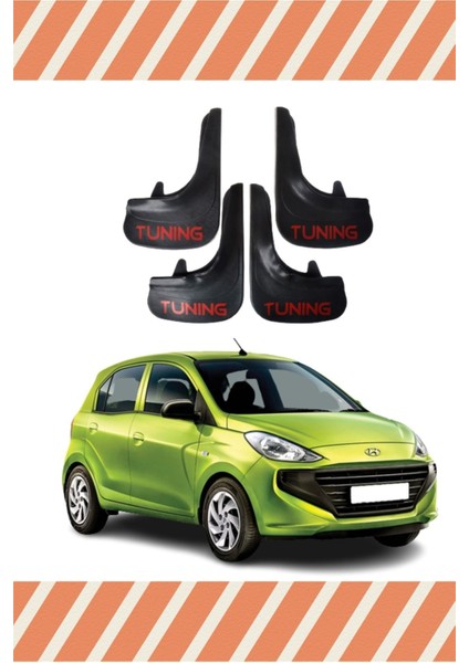 Hyundai Atos Tunıng Yazılı 4'lü Tozluk Çamurluk Paçalık