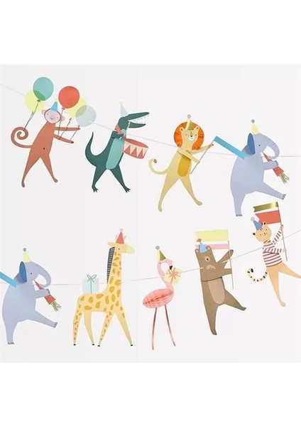 - Animal Parade Garland - Hayvan Geçit Töreni Asılan Süs
