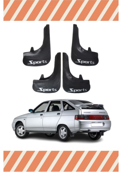 Lada Vega Stw Tüm Kasalar Sports Yazılı 4'lü Tozluk Çamurluk Paçalık
