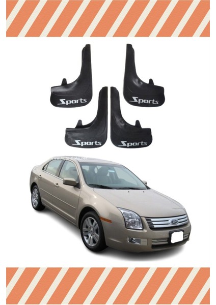 Ford Fusion 2002-2012 Sports Yazılı 4'lü Tozluk Çamurluk Paçalık