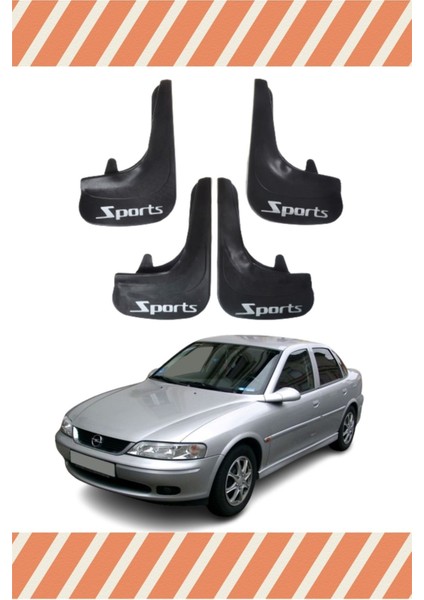 Opel Vectra B 1995-2003 Sports Yazılı 4'lü Tozluk Çamurluk Paçalık