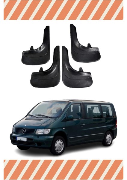 Mercedes Vito 4'lü Tozluk Çamurluk Paçalık