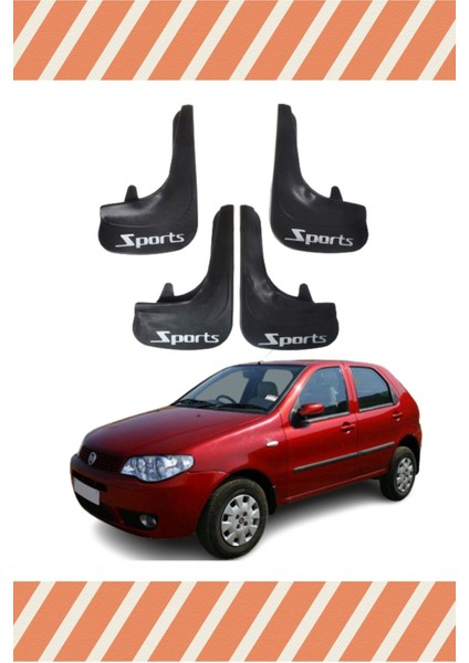 Fiat Palio Tüm Kasalar Sports Yazılı 4'lü Tozluk Çamurluk Paçalık