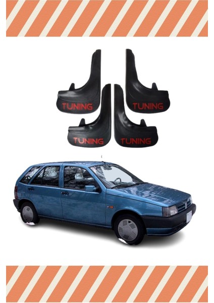 Fiat Tipo Tunıng Yazılı 4'lü Tozluk Çamurluk Paçalık