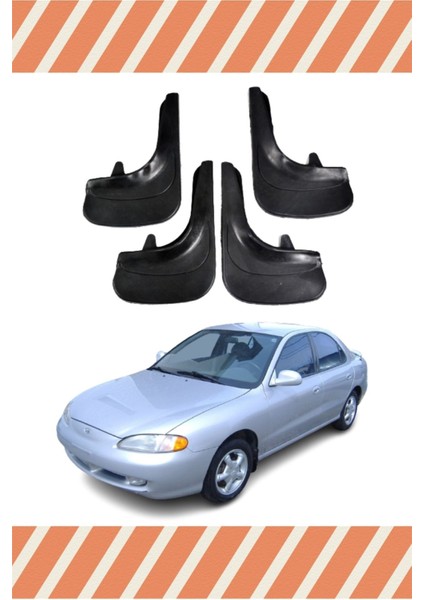 Hyundai Elentra 1996-2001 4'lü Tozluk Çamurluk Paçalık