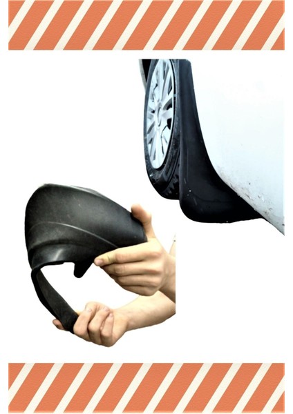 Toyota Verso 2004-2009 Sports Yazılı 2'li Tozluk Çamurluk Paçalık modelleri