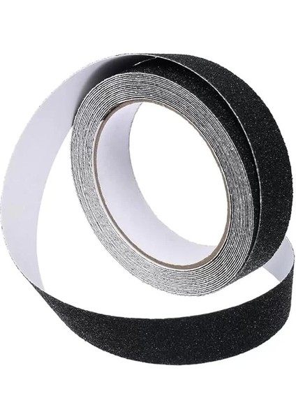 LR-KYB003-5 Siyah Merdiven ve Zemin Kaydırmaz Bant 2,5 cm x 5 Metre