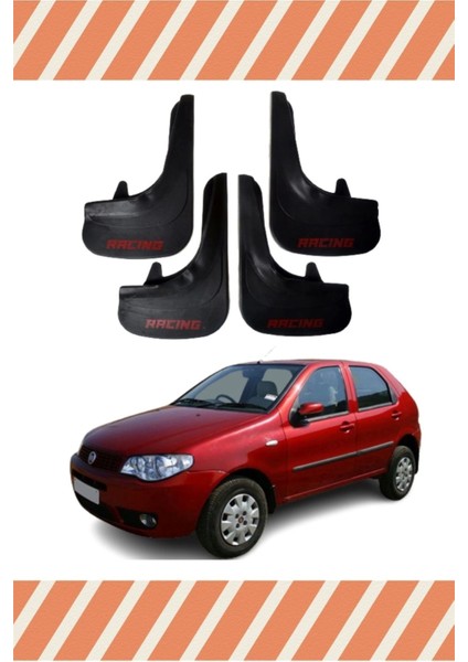 Hg Fiat Palio Tüm Kasalar Racing Yazılı 4'lü Tozluk Çamurluk Paçalık