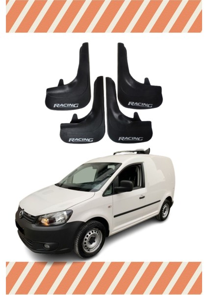 Hg Volswagen Caddy Racing Yazılı 4'lü Tozluk Çamurluk Paçalık