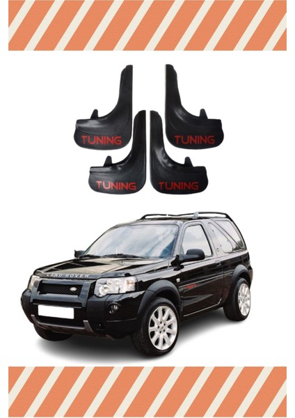 Land Rover Freelander 1 Tunıng Yazılı 4'lü Tozluk Çamurluk Paçalık