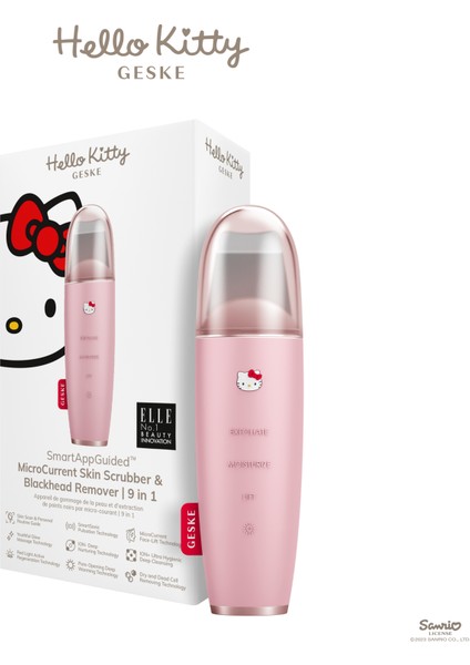 Hello Kitty Mikro Akım Siyah Nokta Temizleme Cihazı | MicroCurrent Skin Scrubber Blackhead Remover