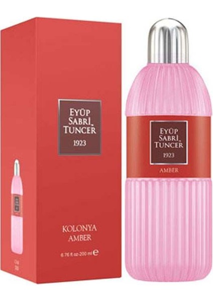 200 ml Cam Şişe Amber Kolonyası