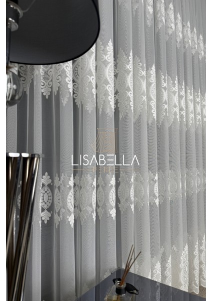 Hanedan Orjinal Yoğun brodeli Ağır dökümlü Tül Perde Ütü Istemez (Pilesiz Düz Dikiş) fırsatları