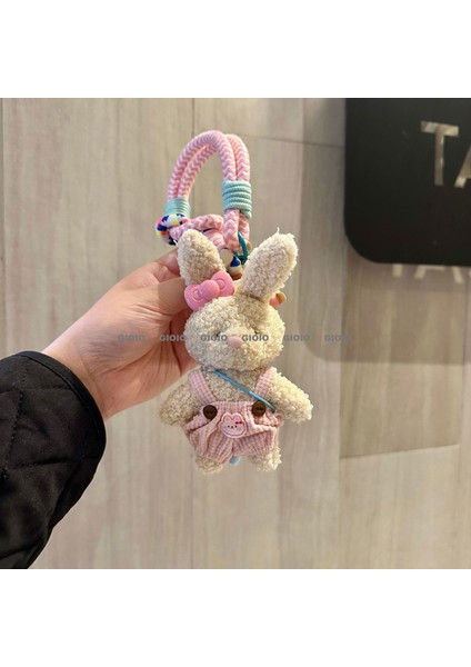 Sevimli Renkli Ip Peluş Ayı Kolye El Yapımı Oyuncaklar Küçük Bebek Çanta Çekicilik Sevimli Bebek Cep Telefonu Çekicilik (Yurt Dışından)