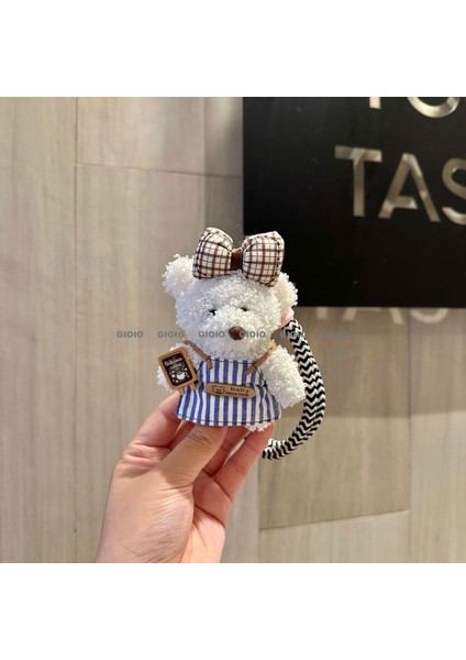 Sevimli Renkli Ip Peluş Ayı Kolye El Yapımı Oyuncaklar Küçük Bebek Çanta Çekicilik Sevimli Bebek Cep Telefonu Çekicilik (Yurt Dışından)