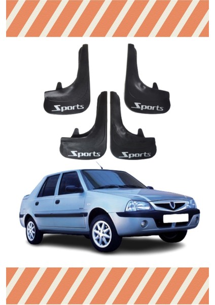 Db Dacia Solenza Sports Yazılı 4'lü Tozluk Çamurluk Paçalık
