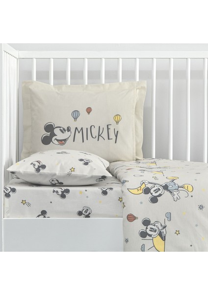 Taç Lisanslı Disney Mickey Mouse Dream Baby Pamuk Bebek Nevresim Takımı modelleri