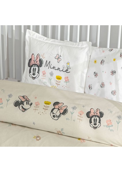 Taç Lisanslı Disney Minnie Mouse Dream Baby Pamuk Bebek Nevresim Takımı fiyatları