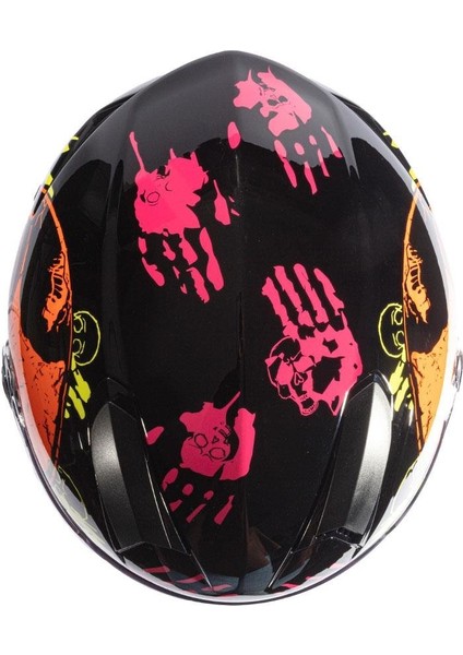 ZS-811A AL-37 Black Orange Kapalı Kask indirimleri