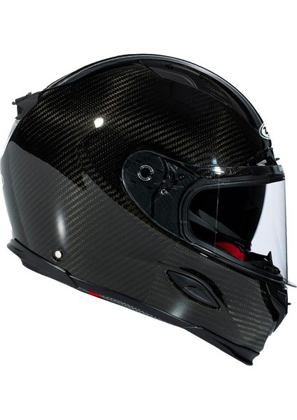 ZS-1800B Gloss Carbon Kapalı Kask