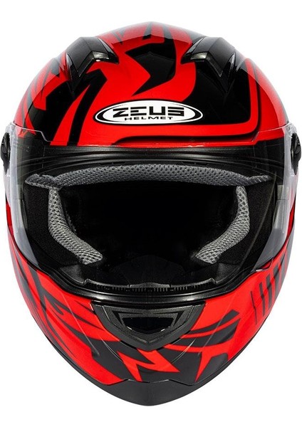 ZS-811A Al-34 Red Black Kapalı Kask fiyatları