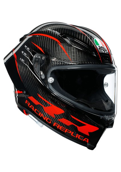 Pista Gp RR Performance Carbon Red Kapalı Kask