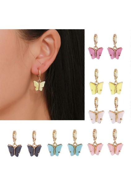 Şık Kelebek Model Kadın Küpe - Zarafetinizi Tamamlayın! fiyatları