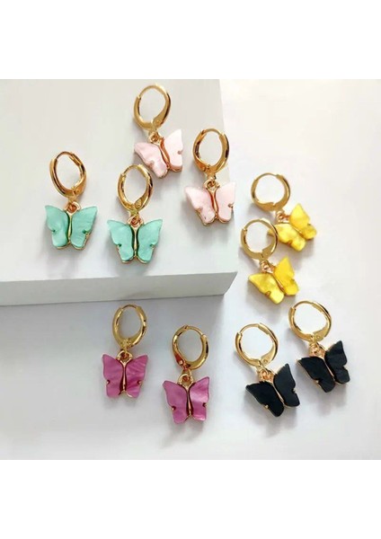 Şık Kelebek Model Kadın Küpe - Zarafetinizi Tamamlayın! modelleri