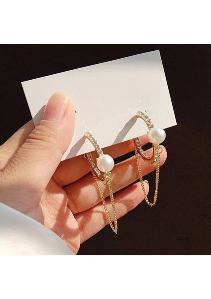 Şıklığınızı Tamamlayacak Incili Kadın Küpe