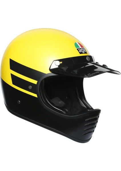 X101 Multi Dust Matt Yellow Kapalı Kask