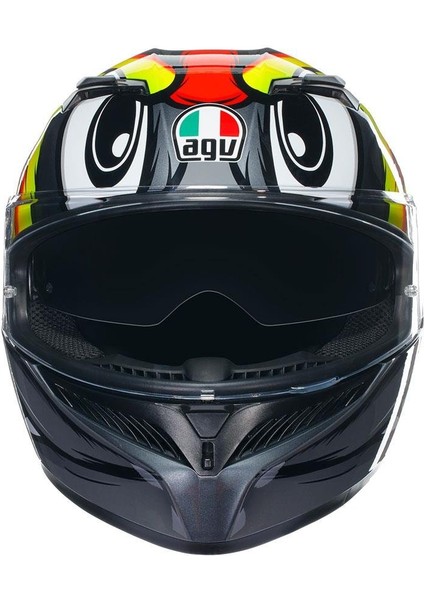 K3 Birdy 2.0 Grey Yellow Red Kapalı Kask fiyatları