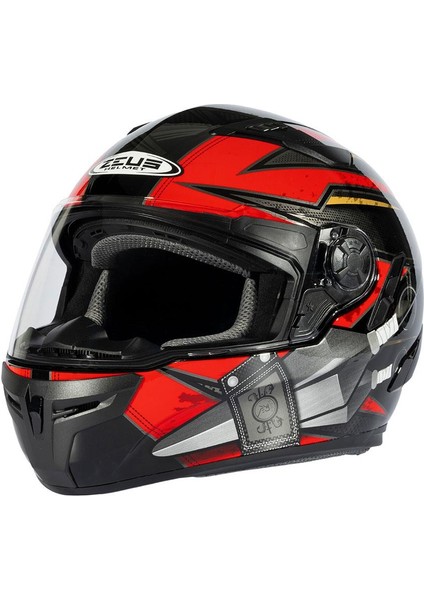 ZS-813A AN36 Black Red Kapalı Kask indirimleri