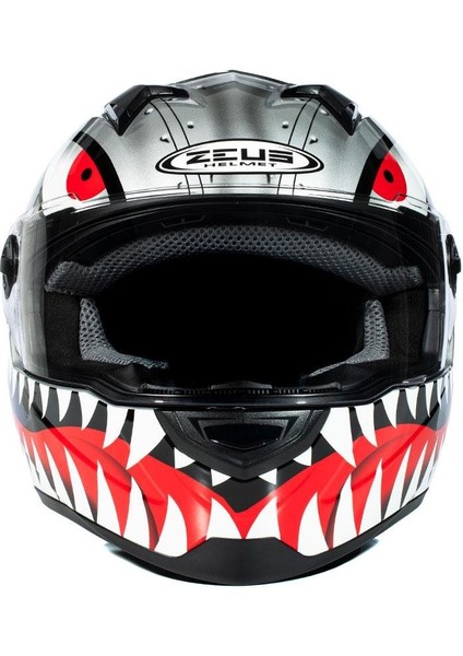 ZS-811A Al-38 Slv Black Kapalı Kask modelleri