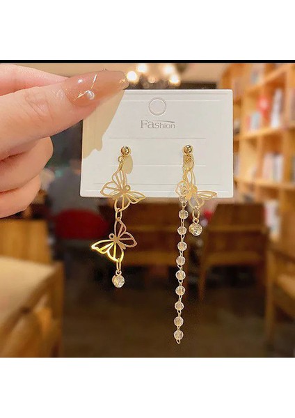 Zarif Taşlı Kelebek Küpe: Şıklığınızı Tamamlayın fiyatları