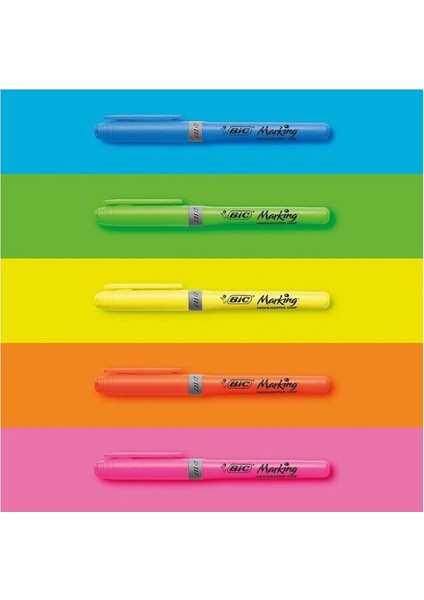 Pastel 6 Pastel + 6 Canlı Renk 12'li Fosforlu Kalem - Blister modelleri