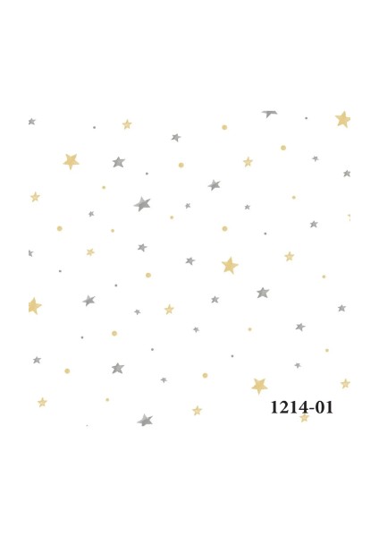 Decowall Kids 1214 Çocuk 16M2 Duvar Kağıdı Yıldızlar Model 3boyutlu Deseni Silinebilir
