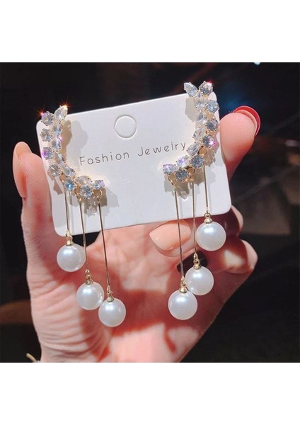 Şıklığınızı Tamamlayacak Inci Detaylı Küpe modelleri