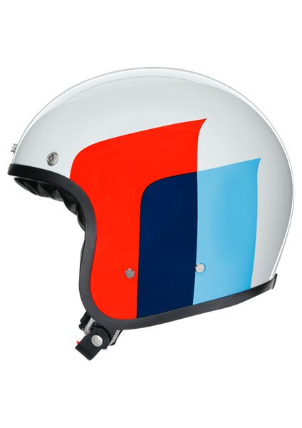 X70 Multi Vela White Red Blue Açık Kask indirimleri