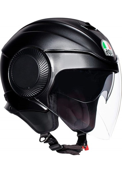 Orbyt Solid Matt Black Açık Kask